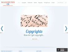 Tablet Screenshot of mashburnpatentlaw.com